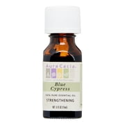 Aura Cacia 100% Pure Essential Oil, Blue Cypress, 0.5 Oz