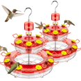 thumbnail image 1 of Comedero colgante para colibríes Birdream, doble nivel, 600 ml, paquete de 2, 1 of 7