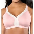 thumbnail image 2 of Curvy Couture Womens Cotton Luxe Wire-Free Bra Style-1010, 2 of 4