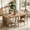 Light Brown, variant on Fnova 78.7" Modern Farmhouse Dining Table, Extra Long Wooden Kitchen Table, Easy Assembly, Seats 4-6 for Dining Room & Kitchen, Living Room