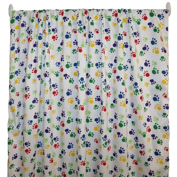 Cotton Curtain Animal Paw Print 58 Inch