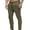 Army Green, variant on DODADAWANJ Men's Casual Sweatpants Hip hop Design Drawstring Waist Workout Pants Elastic Bottom Sport Pants Big and Tall Loose Fit Running Pans for Camping Daily Fitness