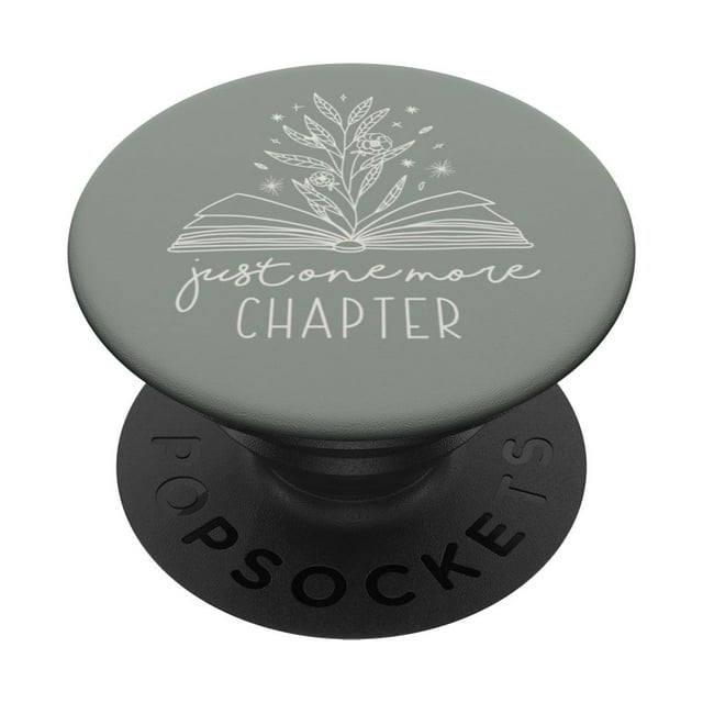 PopSockets Adhesivo PopGrip para libros, diseño floral y salvia polvoriento