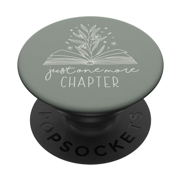 PopSockets Adhesivo PopGrip para libros, diseño floral y salvia polvoriento