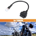 thumbnail image 2 of Unique Bargains 4 Pin to OBDII Cable Cord Diagnostic Adapter Cable Motorcycle OBD2 Scanner Adapter for Yamaha MT10, 2 of 6