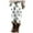White, variant on CAUYDY Women's Halloween Leggings Skull Pumpkin Print Stretchy Soft High Waisted Workout Sports Yoga Pants(Light Pink,XL)