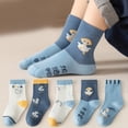 thumbnail image 5 of 5 pares de calcetines para niños, calcetines de pato de dibujos animados para niños, calcetines de algodón suave, calcetines cálidos de media pantorrilla para niños L, 5 of 5