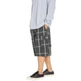 thumbnail image 6 of Shaka Wear Men's Relaxed Fit Plaid Cargo Shorts S~5XL, 6 of 13