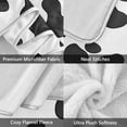 thumbnail image 3 of Yayeee Throw Blanket for Couch Soft Warm 50" x 60" Sofa Chair Bed Decoration, Cow Spots, 3 of 7