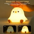 thumbnail image 4 of Night Light for Kids, Rechargeable Squishy Penguin Silicone Night Lights with Timer, Dimmable Nursery Night Light for Bedroom Kids Room, Cute Night Lamp Gift for Baby Toddlers Boys Girls, 4 of 7