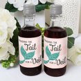thumbnail image 5 of Big Dot of Happiness Trading The Tail For A Veil - Mini Wine & Champagne Bottle Label Stickers - Mermaid Bachelorette Bridal Shower Favor Gift - 16 Ct, 5 of 7