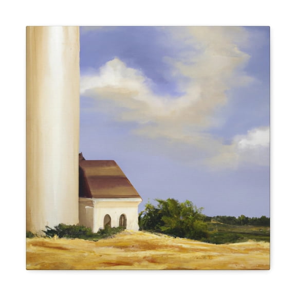 Silo in Splendor. - Canvas