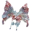 thumbnail image 6 of Fashionable Large Butterfly Hair Clip with Secure Grip Silk Flower Fringed Side Hair Barrettes for Women Han Costume, 6 of 9
