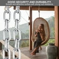 thumbnail image 4 of Unique Bargains 304 Stainless Steel Coil Chain, 1/4 Inch x 16.4 Ft, Metal Plain Link Chain, Rustproof Hardware Cable, 4 of 7