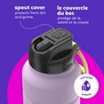 thumbnail image 4 of bubba Trailblazer Stainless Steel Water Bottle with Straw Lid, 40 oz (1.18 L), Vacuum-Insulated, Lavender Frost, 4 of 8