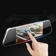 Rear View Mirror Camera, Dash Cam Front and Rear for Car, Touch Screen