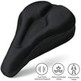 thumbnail image 1 of Funda para sillín de bicicleta, cómoda almohadilla para sillín de bicicleta de gel de silicona, adecuada para bicicletas de montaña, bicicletas de carretera, hombres y mujeres ER, 1 of 4