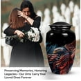 thumbnail image 3 of Eagle With American Flag Urn For Adult Ashes - Funeral Cremation Urns For Male & Female Remains - Decorative Urn For Human Ashes -Large Ashes Urns For Women & Men - Cremation Urn, 3 of 5