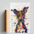 thumbnail image 2 of Pumi Dog Poster Wall Art for Bedroom Living Room Funny Graffiti Dog Picture Cool Dog Decor Wall Art, 2 of 6