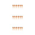 thumbnail image 2 of VONKY Auto Drip Irrigation System with Slow Release Switch Control Valves Self Water Waterer Tools Adjustable Garden Sprinkler Blue 1pc Orange 6pcs 3Set, 2 of 6