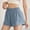 *Light Blue, variant on ClodeEU Women's 2 in 1 Quick Dry Athletic Shorts,Loose Fit Casual Bottoms with Anti Exposure Liner and Elastic Waist Light Blue,Womens Plus M