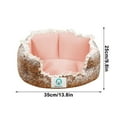 thumbnail image 3 of Cute Couch for Pets - Floral Printed and Lace Trim - Puppy Sleeping Bed Cat Couch Pet Sofa Bed - Fashion Design Supportive Cat Chair for Indoor Cats - Calming Small Dog Beds for Puppy - Coffee, 3 of 6