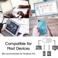 thumbnail image 4 of IllmTech Webcam Covers, Ultra Thin Slider Web Camera Privacy Cover with Strong Adhesive, Protects Privacy for Most Laptops, Tablets, and Smartphones (12-Pack(B&W-O&R)), 4 of 9