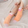 thumbnail image 6 of Xfvqtps Womens Funny Socks Three Dimensional Quirky Socks Fuzzy Cozy Fluffy Cartoon Design Socks Funny Cute Plush Socks Red-02, 6 of 6