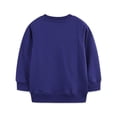 thumbnail image 5 of Odeerbi Kids Boys Girls Crewneck Sweatshirts Cartoon Printed Pullover Sweatshirts New Fashionable Children's Printed Long Sleeve Round Neck Sweatshirt Navy, 5 of 6