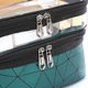 thumbnail image 2 of Bolsa De Maquillaje Bolsa de cosméticos de TPU Diamond Lattice Zipper Bolsa de artículos de tocador para exteriores (verde) Ndcxsfigh Cuidado Belleza, 2 of 8