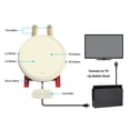 thumbnail image 2 of fankhu Taiko Drum with Drumstick Wired Taiko Drum for Switch Taiko No Tatsujin, 2 of 9
