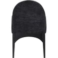 thumbnail image 2 of Pemberly Row Modern / Contemporary Black Fabric Dining Arm Chair, 2 of 9