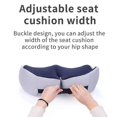 thumbnail image 3 of Libiyi Outfany Ergoseat, Welnax Orthosoothe Memory Foam Seat Cushion, 3 of 5
