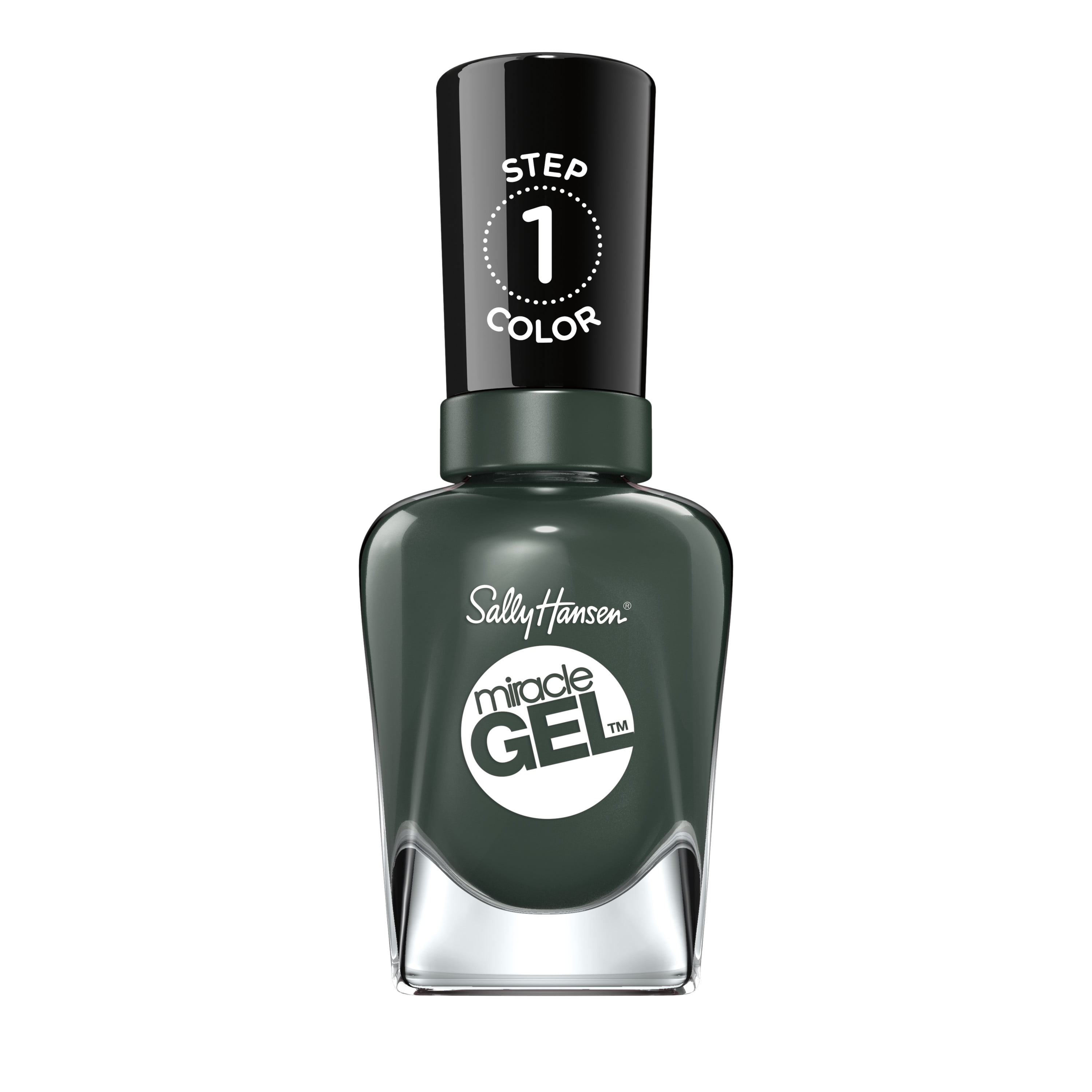Sally Hansen Miracle Gel Nail Color, Leaf Me Be, 0.5 oz, At Home Gel Nail Polish, Gel Nail Polish, No UV Lamp Needed, Long Lasting, Chip Resistant