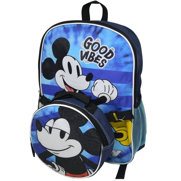 Mochila Fast Forward Mickey Mouse 16 con bolsa de almuerzo