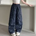 thumbnail image 6 of Generic Girls Baggy Sweatpants Wide Leg Cargo Pants Kid Joggers Casual Sweatpants with Multi-Pocket Streetwear Lightweight Sportswear, 6 of 6