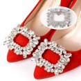 thumbnail image 1 of Zapatos de mujer, accesorios decorativos de metal desmontables, accesorios de empeine, zapatos versátiles, zapatos de flores, zapatos con hebilla, accesorios de diamantes de imitación en la punta, 1 of 6