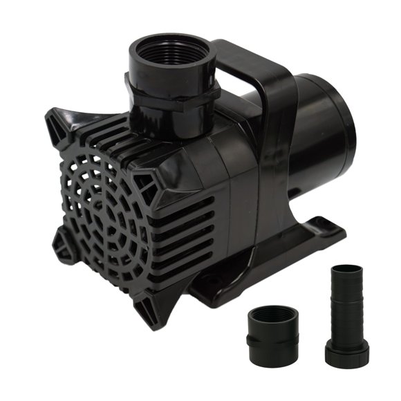 HALF OFF PONDS Submersible Water Pump, 1,200 GPH Pond Pump with 33FT Power Cord and 17FT Max Head, 144W Ultra Quiet Energy Efficient Pump for Koi Pond, Fountain, Waterfall, Water Garden, Skimmer