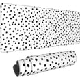 thumbnail image 1 of Polka Dot Black and White Large Mouse Pad 31.5x11.8 Inches XL Extended Gaming Mousepad for Desktop, Boho Long Computer Keyboard Pad with NonSlip Base, Ideal for Home Game Office Work, 1 of 6