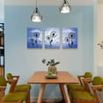 thumbnail image 6 of Canvas Wall Art For Living Room Family Wall Decorations For Bedroom Modern Bathroom Wall Decor Painting Blue Dandelion Hang Pictures Artwork Inspirational Canvas Art Prints Kitchen Home Decor 3 Piece, 6 of 6