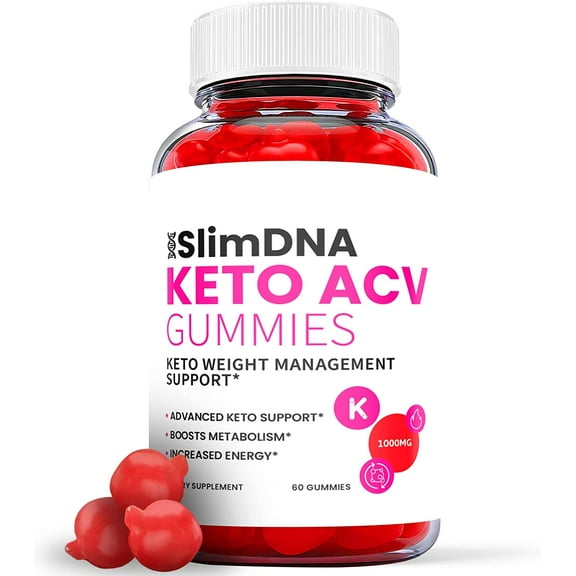 (1 Pack) Slim DNA Keto ACV Gummies - Supplement for Weight Loss - Energy & Focus Boosting Dietary Supplements for Weight Management & Metabolism - Fat Burn - 60 Gummies