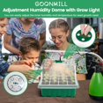 thumbnail image 2 of Bandeja Seed Starter con Grow Light GOONMILL, 5 paquetes, 2 of 7