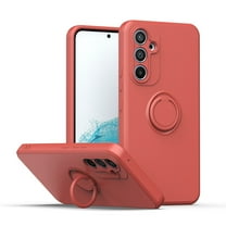 Tarise for Galaxy A54 5G Phone Case, Samsung A54 5G Case with 360 Degree Magnetic Ring Kickstand, Soft TPU Silicone Rubber Cushion Shockproof Protective Case for Samsung Galaxy A54 5G 6.4",Hawthornred