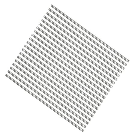 

Uxcell Round Metal Rods 3mm x 150mm High Speed Steel (HSS) Lathe Bar Stock Tool 20 Pieces