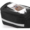 thumbnail image 4 of Sac de Guidon de Vélo Panier de Vélo Isolation Thermique Sac avant de Bicyclette Sacs de Rangement pour Cadre Résistant à l'Eau avec Sangle Réfléchissante, 4 of 8