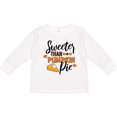 thumbnail image 3 of Inktastic Thanksgiving Sweeter Than Pumpkin Pie Boys or Girls Long Sleeve Toddler T-Shirt, 3 of 5