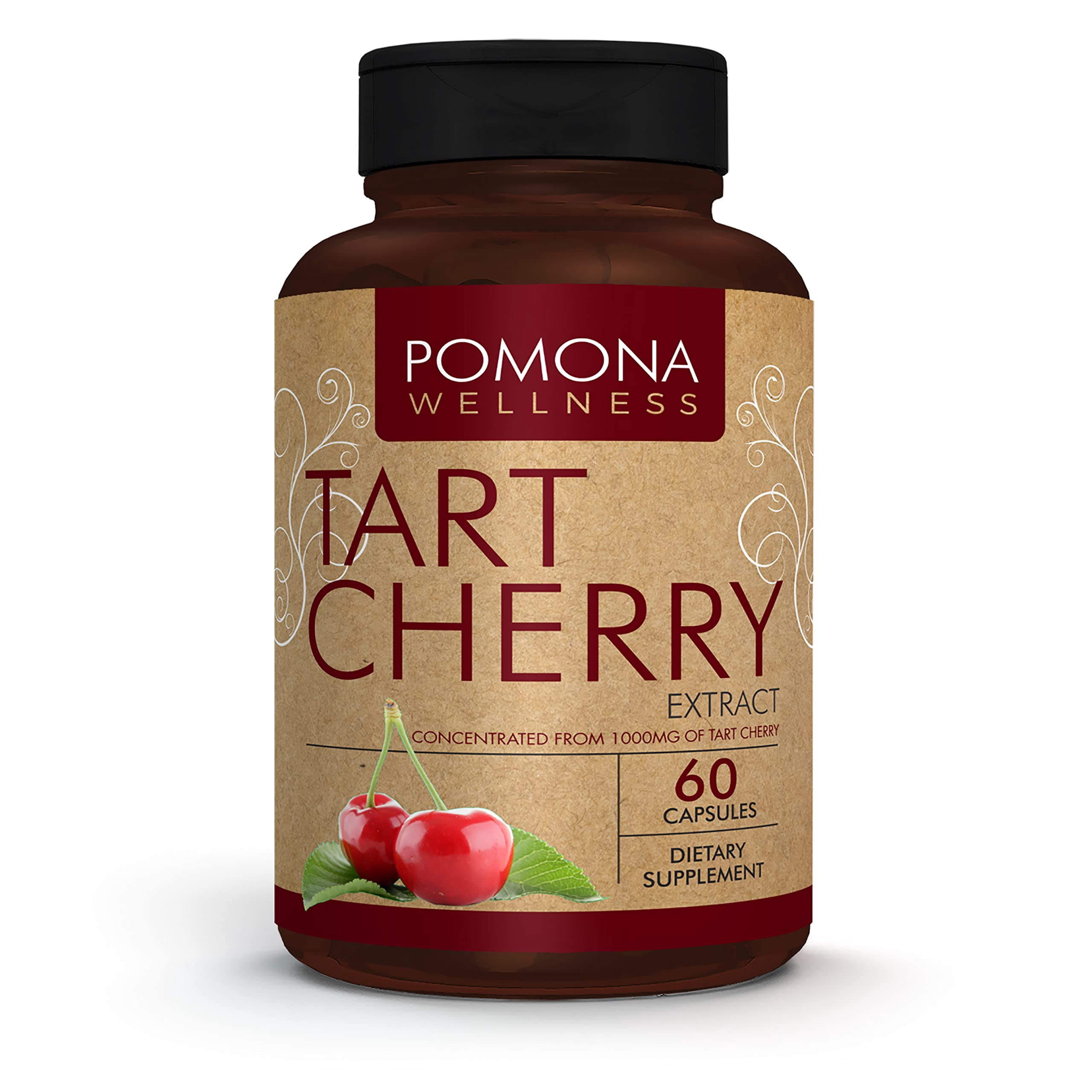 Pomona Wellness Tart Cherry Supplement, Antioxidant Support, Helps