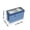 Blue, variant on Qholemyo 3 Layer Compartment Plastic Bento Lunch Box Microwave Safe For Work Students Rice Lunch