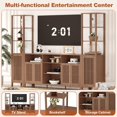 thumbnail image 6 of OUTGOODS Farmhouse Entertainment Center for 70" TVs, Engineered Wood, 3-Piece, 6 of 8