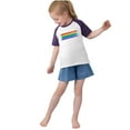 thumbnail image 5 of Raglan T-shirts for Kids 3-14 Years Boys Girls Summer Short Sleeve Casual Tshirts Crew Neck Base Tees (7 Years, Purple), 5 of 6